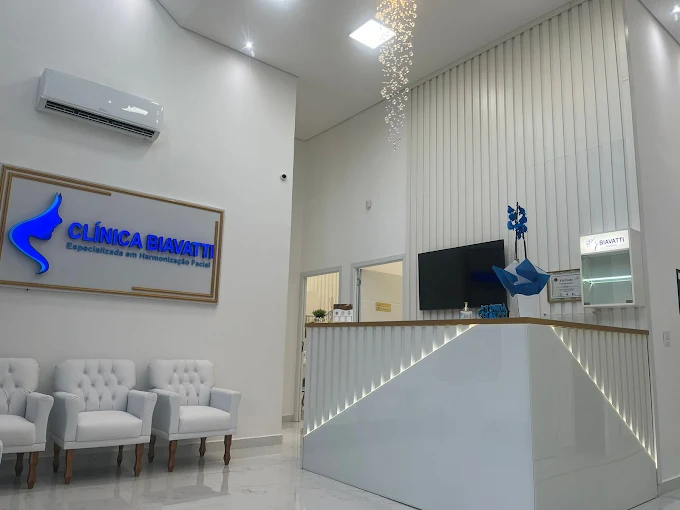Recepção da Clínica Biavatti em Maringá